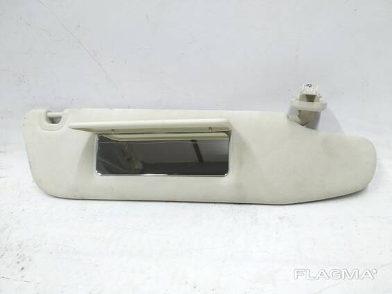 1050620-01-A Rechte Sonnenblende (ALCANTARA beige) für Tesla-Elektroautos. Ein wichtiges E