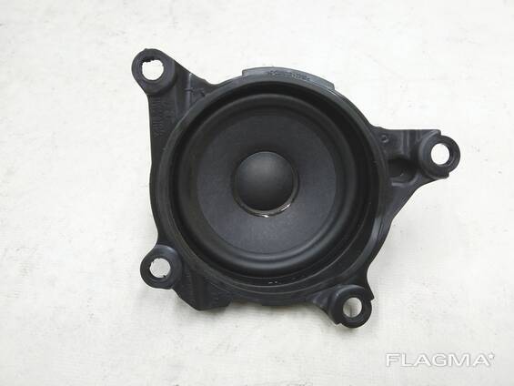1079742-00-A Lautsprecher des 100-MM-Audiosystems FULL RANGE auf einem Tesla Model 3. Biet