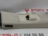 11035954-07-H B-Säulenverkleidung oben rechts ALCANTARA MX CREAM Tesla Modell X 1035954-07 - photo 2