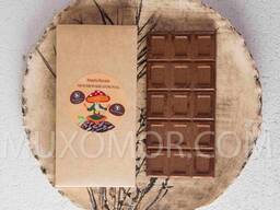 Chocolat végétalien Amanita 100 g - 15 barres de 1 g d'amanite / Мухоморний веган шоколад