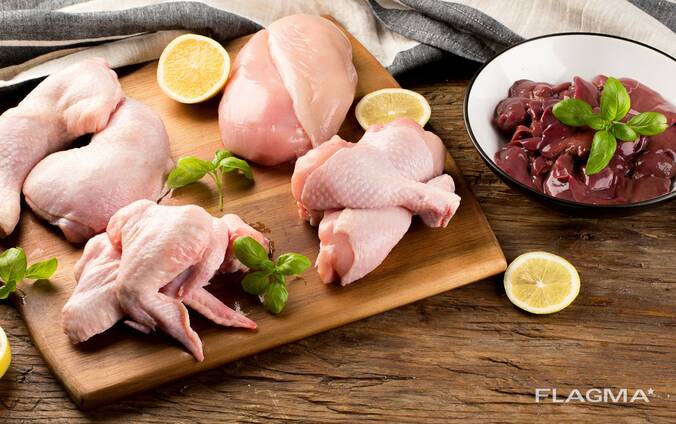 Halal - Frozen Chicken, Thigh, Back quarter, Wings , Fillet IPBF , IQF, BF. Ukraine !
