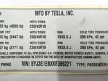 Label (Aufkleber, Aufkleber) Basic mit Produktionsinformationen Tesla Modell 3 1462927-00- - photo 1