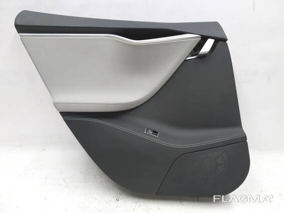 Map-Baugruppe für hintere linke Tür PUR/LTHR SCHWARZ/GRAU Tesla Model S, Model S REST 6006