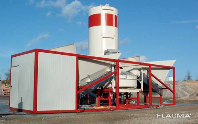 Mobile Betonmischanlage Sumab K-60 (60 m³/h) Schweden