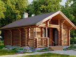 Сруб дома, бани из оцилиндрованного бревна - photo 5