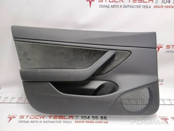 Türverkleidung vorne links mit Reg. -Nr. elektrische Fensterheber PREM BLACK Tesla Model 3