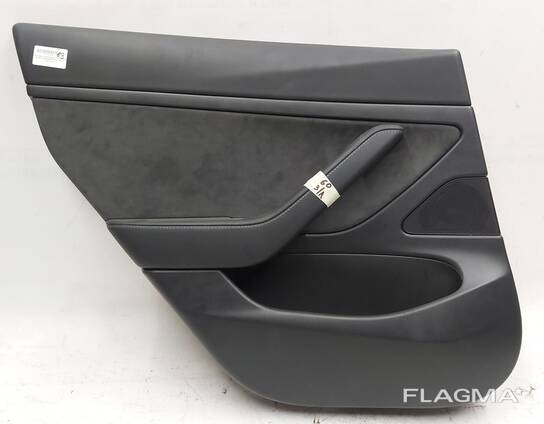 Türverkleidungsbaugruppe hinten links PREM BLACK beschädigt Tesla Modell 3 1514770-21-A