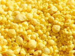 Technical sulphur granulated