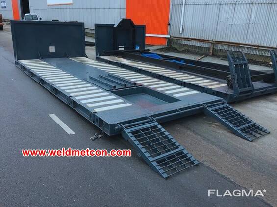 Hooklift platforms, Hooklift containers/ weldmetcon. com /